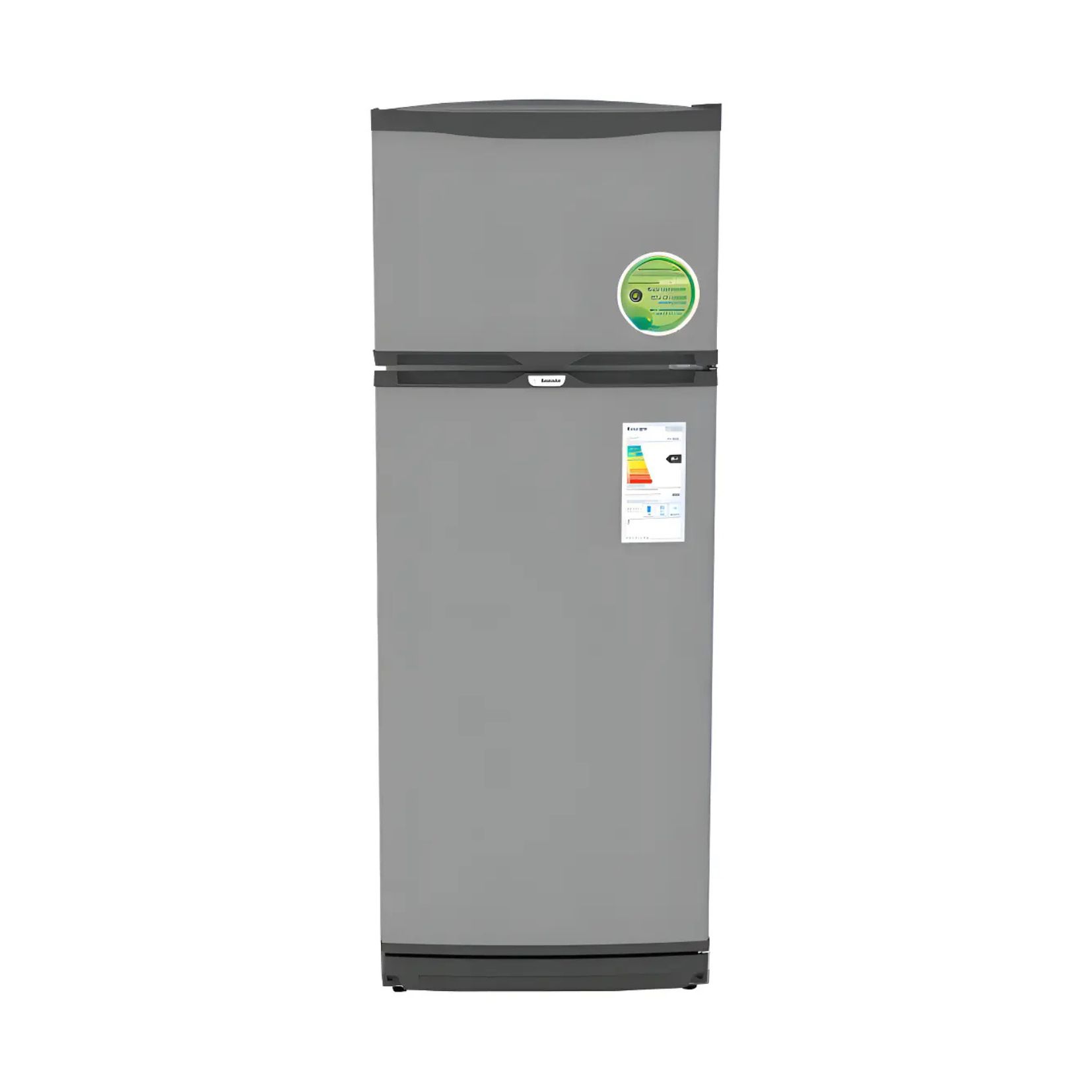 HELADERA CON FREEZER 386L PLATA BAMBI 2F1800Pa