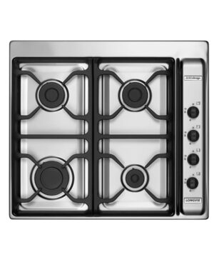 ANAFE MULTIGAS 4 HORNALLAS CON ENCENDIDO INOX LONGVIE 6600XF