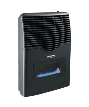 CALEFACTOR SIN SALIDA 3200KCAL LINEA PREMIUM GRAFITO CON VISOR Y TERMOSTATO LONGVIE ECA3KV