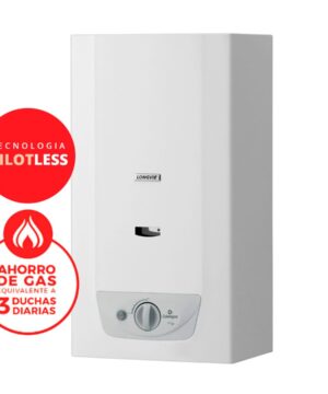CALEFON 14L GAS NATURAL CON ENCENDIDO Y SENSOR LONGVIE CN414SS-N