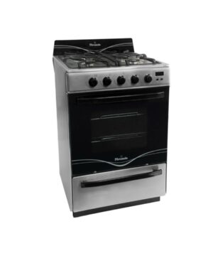 COCINA MULTIGAS CON ENCENDIDO Y LUZ EN HORNO INOX FLORENCIA 5558F