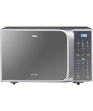 MICROONDAS 28L DIGITAL CON GRILL QUIK CHEF INOX BGH B228DS