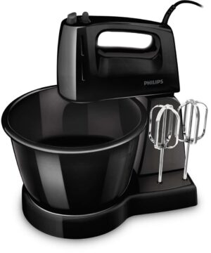 BATIDORA CON BOWL NEGRA PHILIPS HR7100