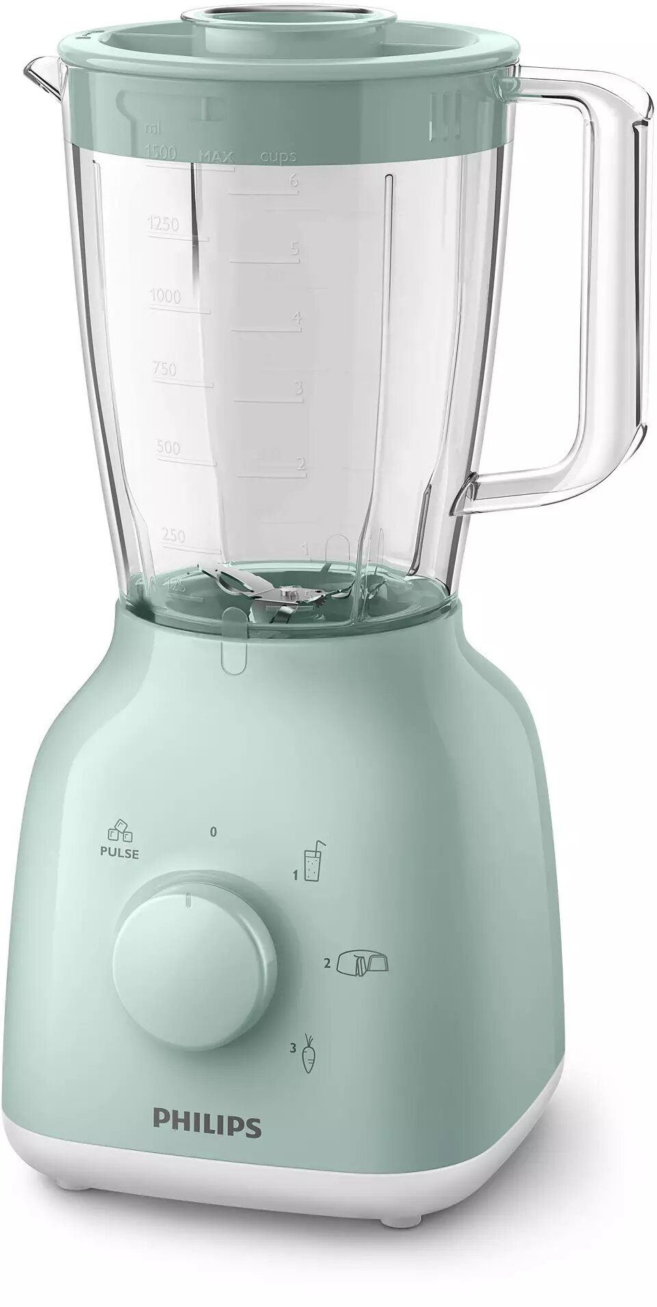 LICUADORA 500W VERDE AGUA PHILIPS HR2125/80 - Imagen 2