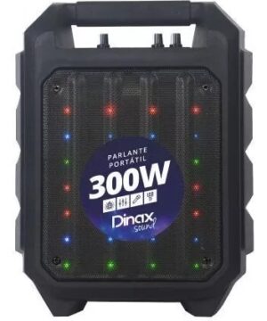 PARLANTE PORTATIL 300W CON MICROFONO Y LUCES SINTEX HARRISON