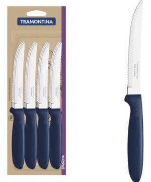 CUCHILLO 5" AZUL IPANEMA X12 TRAMONTINA ART 23360/915