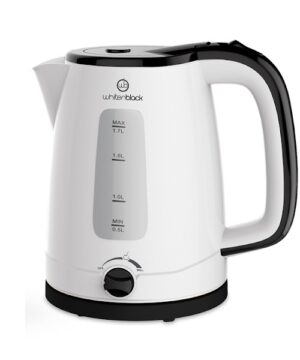 PAVA ELECTRICA 1.7L CON REGULADOR WHITENBLACK WBAPWB19