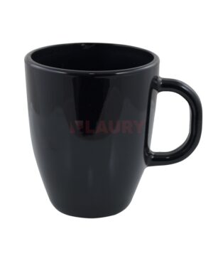 TAZA VIDRIO MUG 265CC NEGRO