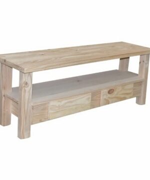MESA TV MICA 1.40  PINO NATURAL ECO LOS PRIMOS ART 04-018