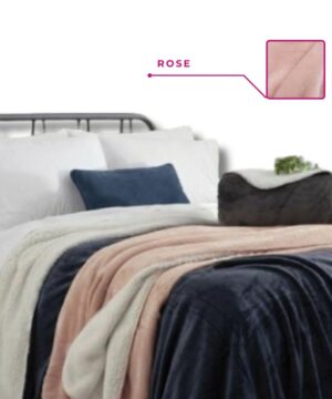 FRAZADA FINLANDIA FLANNEL FLEECE 2 1/2P ROSE JC ART 2023/3-3
