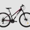 BICICLETA MTB R29 SLP 5 PRO WOMAN 2023 ACERO NEG/BCO/FUC ART 16299