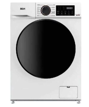 LAVARROPAS AUTOMATICO 8KG CARGA FRONTAL INVERTER 1400 RPM BGH BWI08W24AR