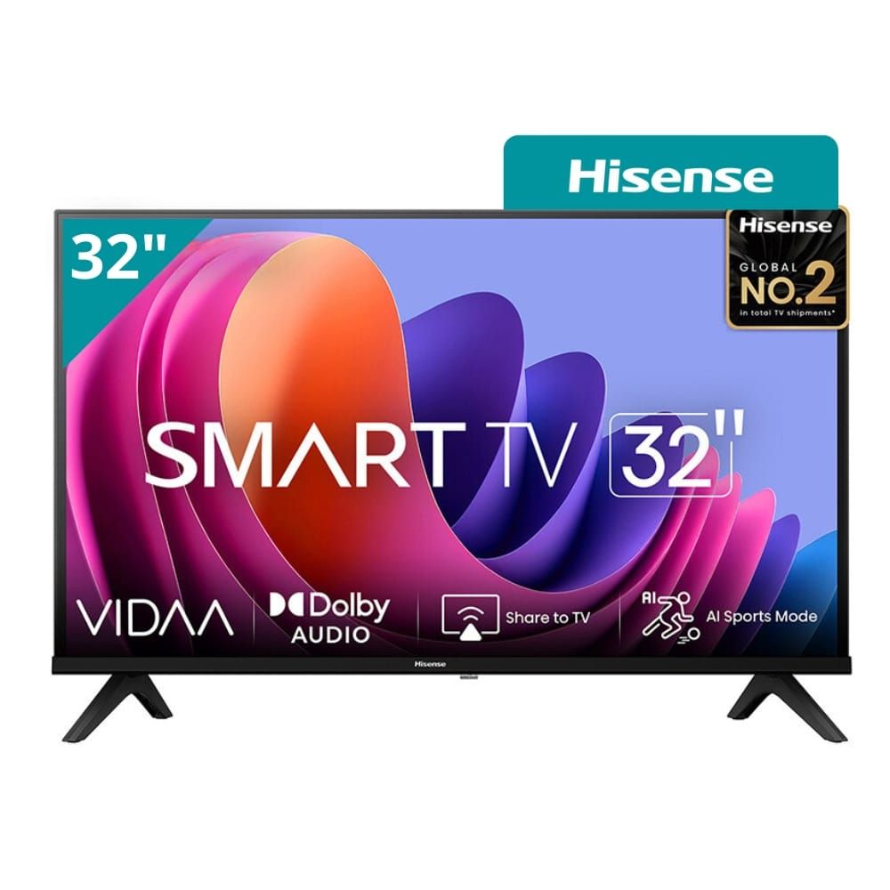 TV SMART 32" HD VIDAA HISENSE 32A42K