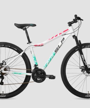 BICICLETA MTB R29 SLP 10 PRO LADY 2025  ALUMINIO DISCO TALLE 18 BCO/GRI/VER ART  17264