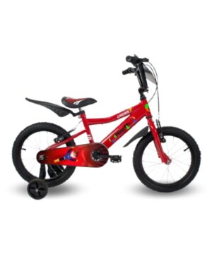BICICLETA R16 NENE CROS ROJO SUPERHEROE PERETTI ART 10177