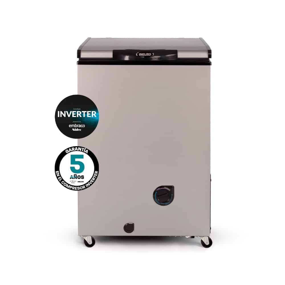 FREEZER HORIZONTAL 135L INVERTER PLATA INELRO FIH-130 P