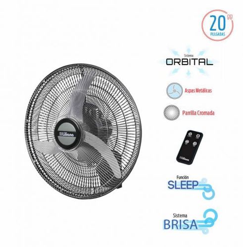 VENTILADOR DE PARED 20" ORBITAL LILIANA VVWC2016