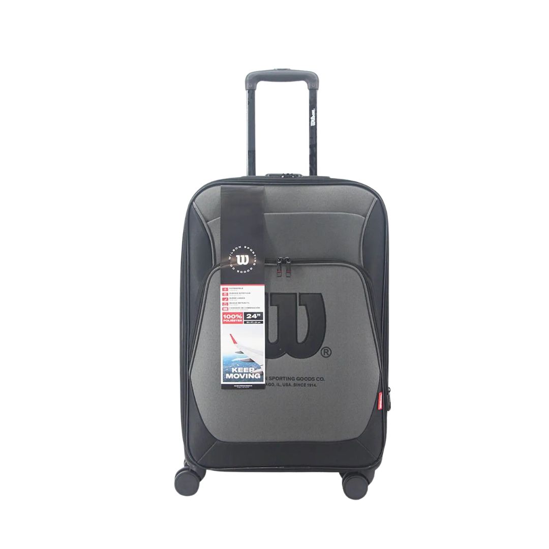 VALIJA 28" TELA GRIS CON NEGRO WILSON 65.1756NR