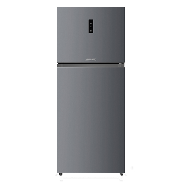 HELADERA CON FREEZER NO FROST INVERTER 420L GRIS BRIKET KD-420FWEG