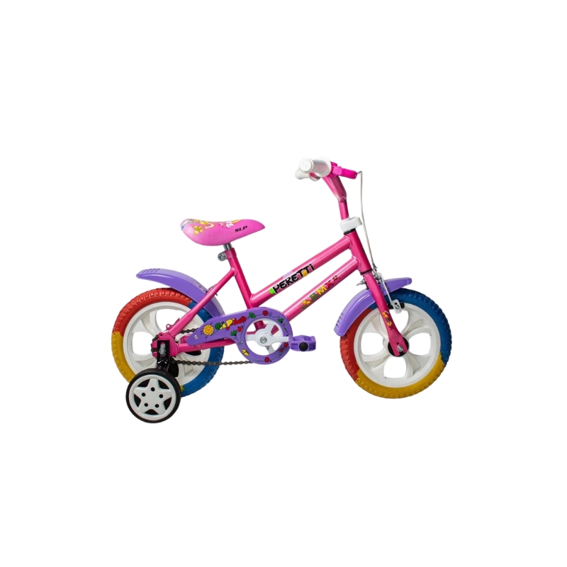 BICICLETA R12 NENA PLASTICO ROSA PERETTI ART 10165