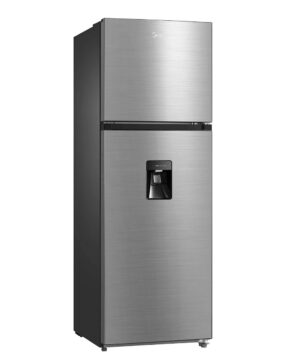 Heladera No Frost Inverter 340 litros acero inoxidable Midea MDRT489MTE46