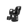 Silla trasera para bicicleta de plástico negro alta modelo ART 14371 resistente para montar en portaequipaje