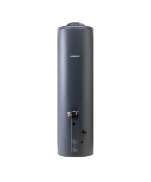 TERMOTANQUE MULTIGAS 132L ALTA POTENCIA GRAFITO CONEXION SUPERIOR LONGVIE T600AP-N