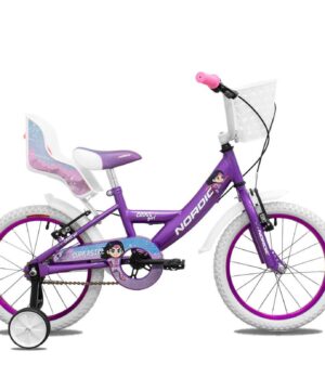 BICICLETA R16 DAMA CROSS COMPLETA 2026 VIO/BCO/CEL NORDIC 17753