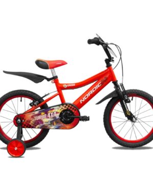 BICICLETA R16 VARON CROSS 2026 ROJ/BCO/NEG NORDIC 17755