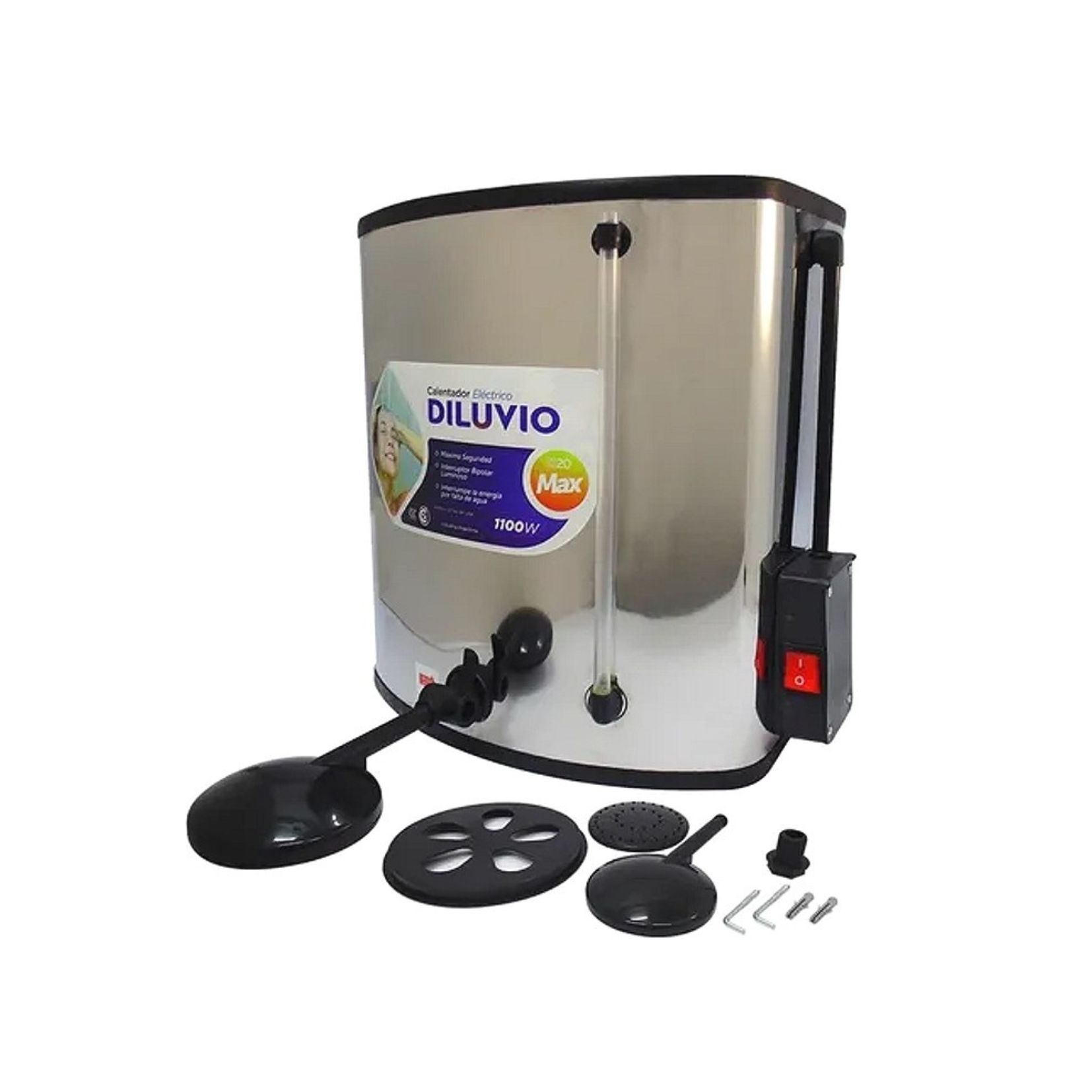CALEFON 20L ELECTRICO ACERO INOXIDABLE D20 MAX GN DILUVIO