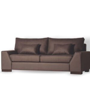 SOFA LIVERPOOL 2 CPOS G4 CUEROTEX GRIS SIDNEY COLOR LIVING