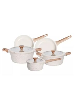 JUEGO DE BATERIA 5 PIEZAS ONIX BEIGE ART 21468