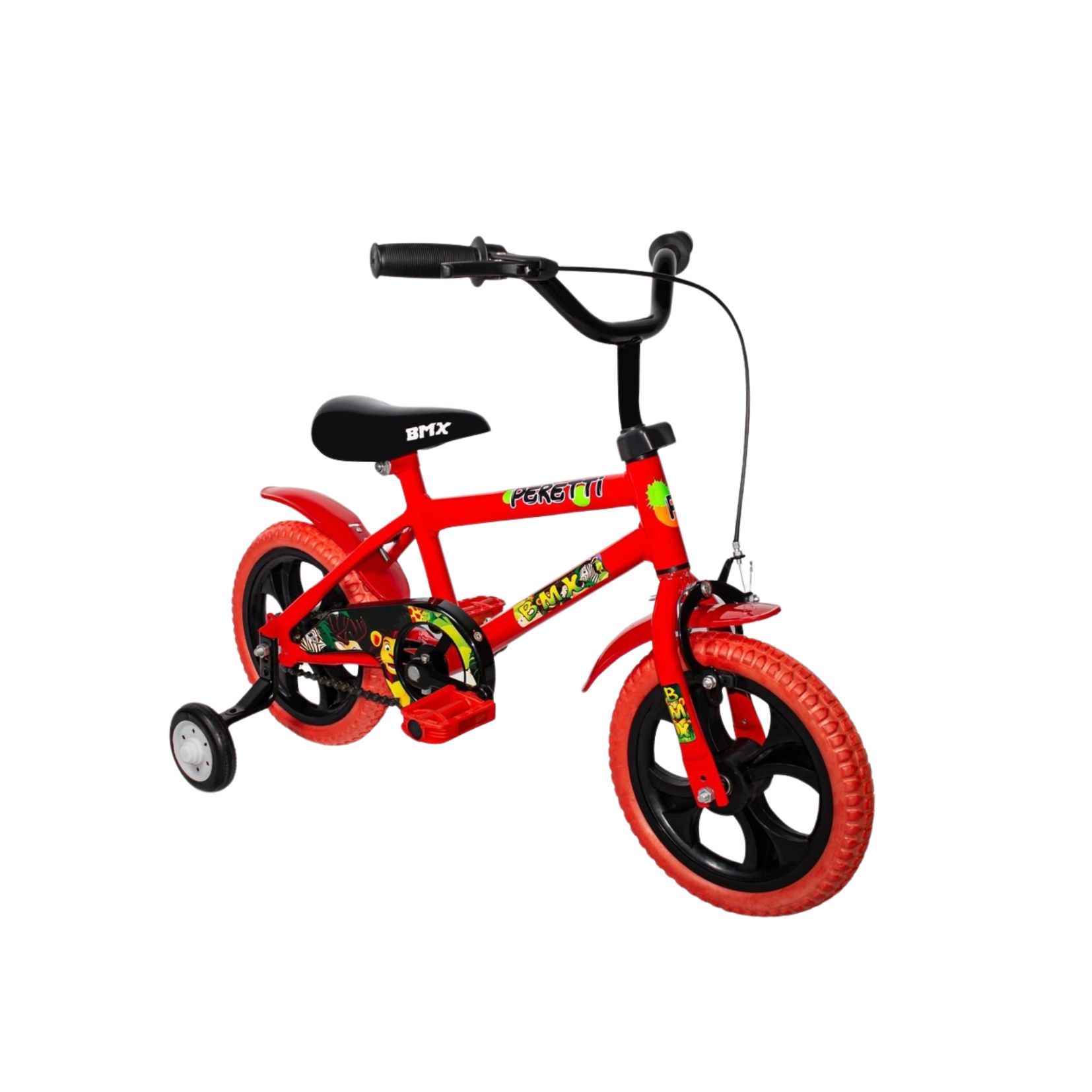 BICICLETA R12 NENE PLASTICO ROJO PERETTI ART 10170