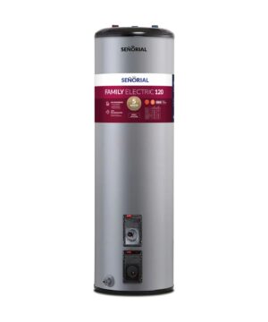 TERMOTANQUE ELECTRICO 120L CONEX SUPERIOR FAMILY TESLFP-120AR SEÑORIAL
