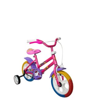 BICICLETA R12 NENA PLASTICO FUCSIA PERETTI ART 10165