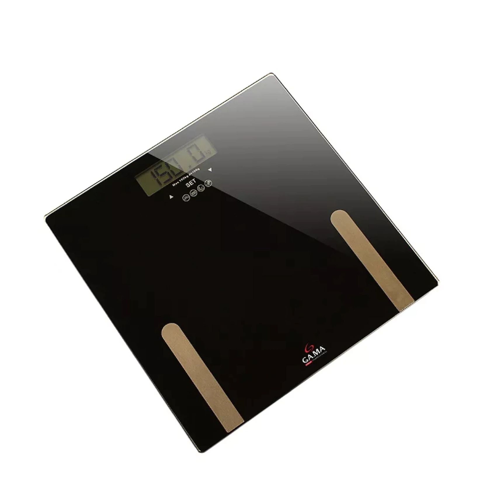 BALANZA DE BAÑO DIGITAL SCF-2000 NEGRA WBCS60 GAMA