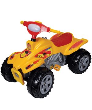 CUATRICICLO BULL AMARILLO/NEGRO A PEDAL BIEMME ART 1268/A