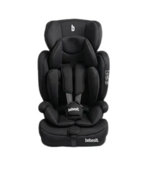 BUTACA BOOSTER NEGRA ISOFIX GRUPO 1-2-3 BEBESIT 9024-D