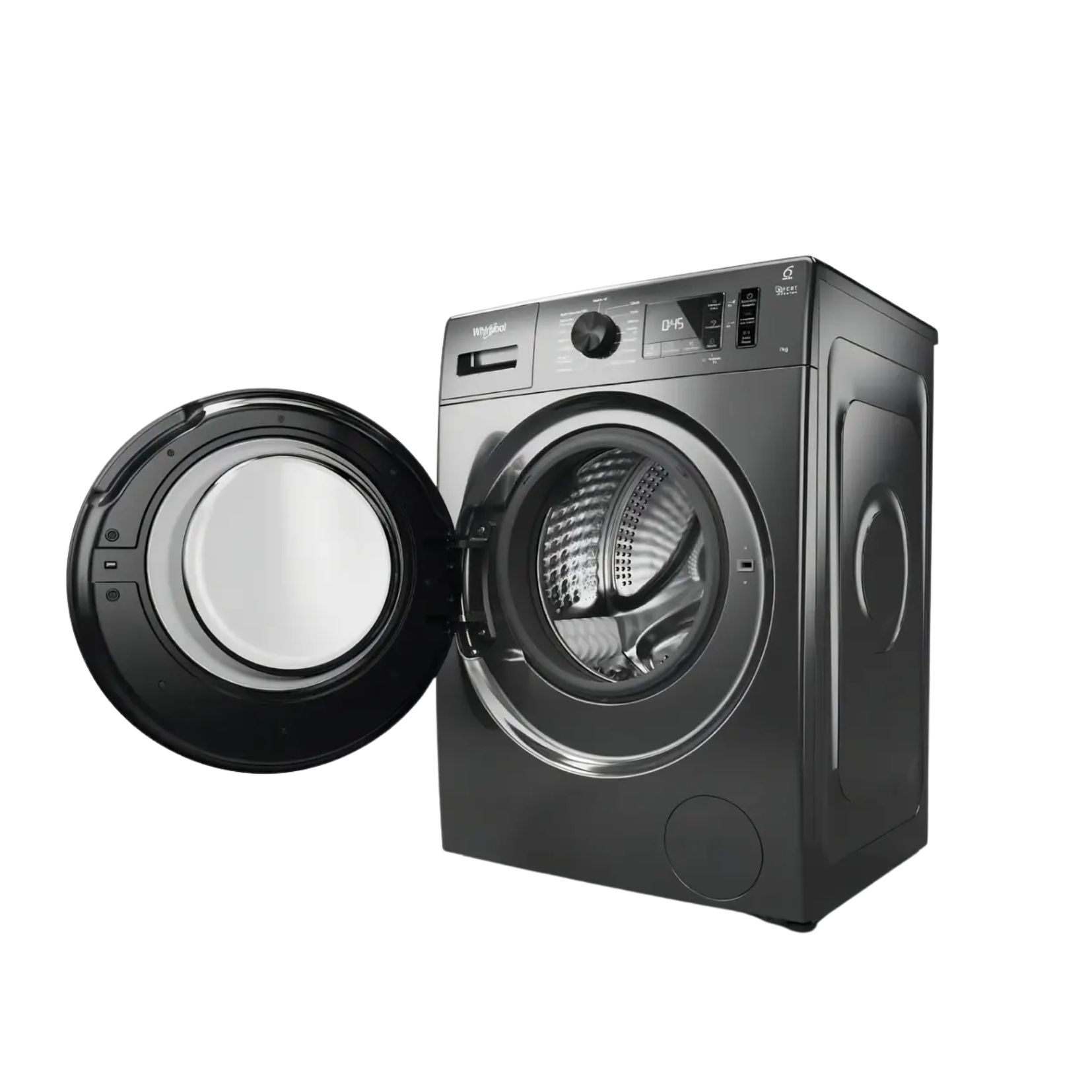 LAVARROPAS AUTOMATICO 7KG CARGA FRONTAL GRIS WHIRLPOOL WNQ07AS