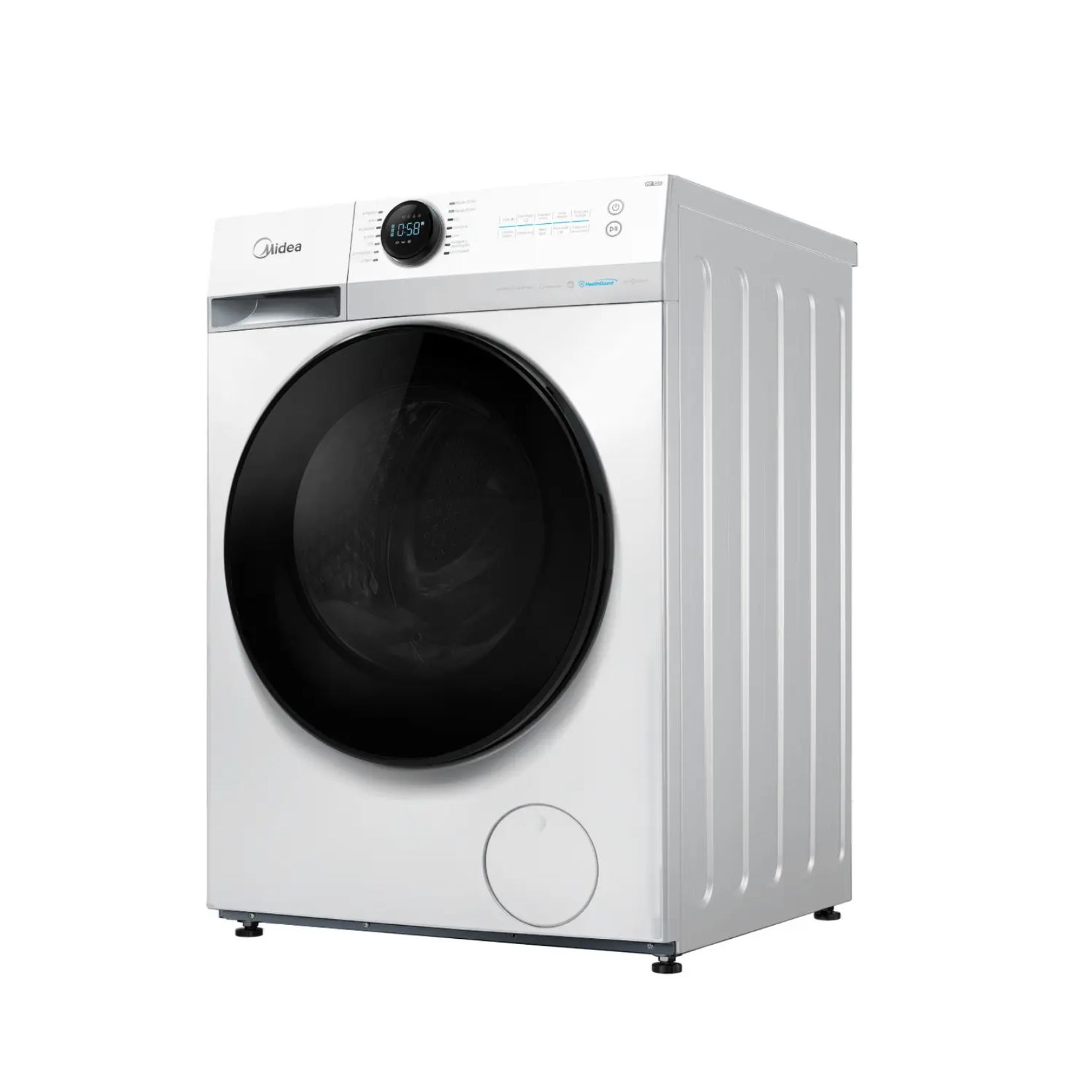 LAVARROPAS AUTOMATICO 8KG CARGA FRONTAL INVERTER 1400 RPM BLANCO MIDEA MF200W80WB/W-A1