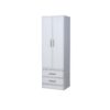 PLACARD 2 PUERTAS 2 CAJONES BENEVENTO BLANCO BRILLO RICCHEZZE