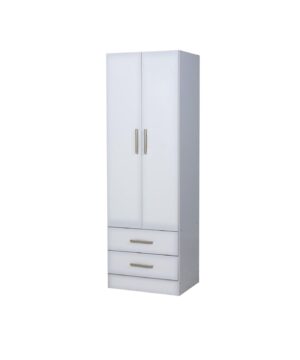 PLACARD 2 PUERTAS 2 CAJONES BENEVENTO BLANCO BRILLO RICCHEZZE