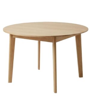 MESA 1.20 REDONDA ODENSE BCO/ROBLE MIEL GACELA 557-01