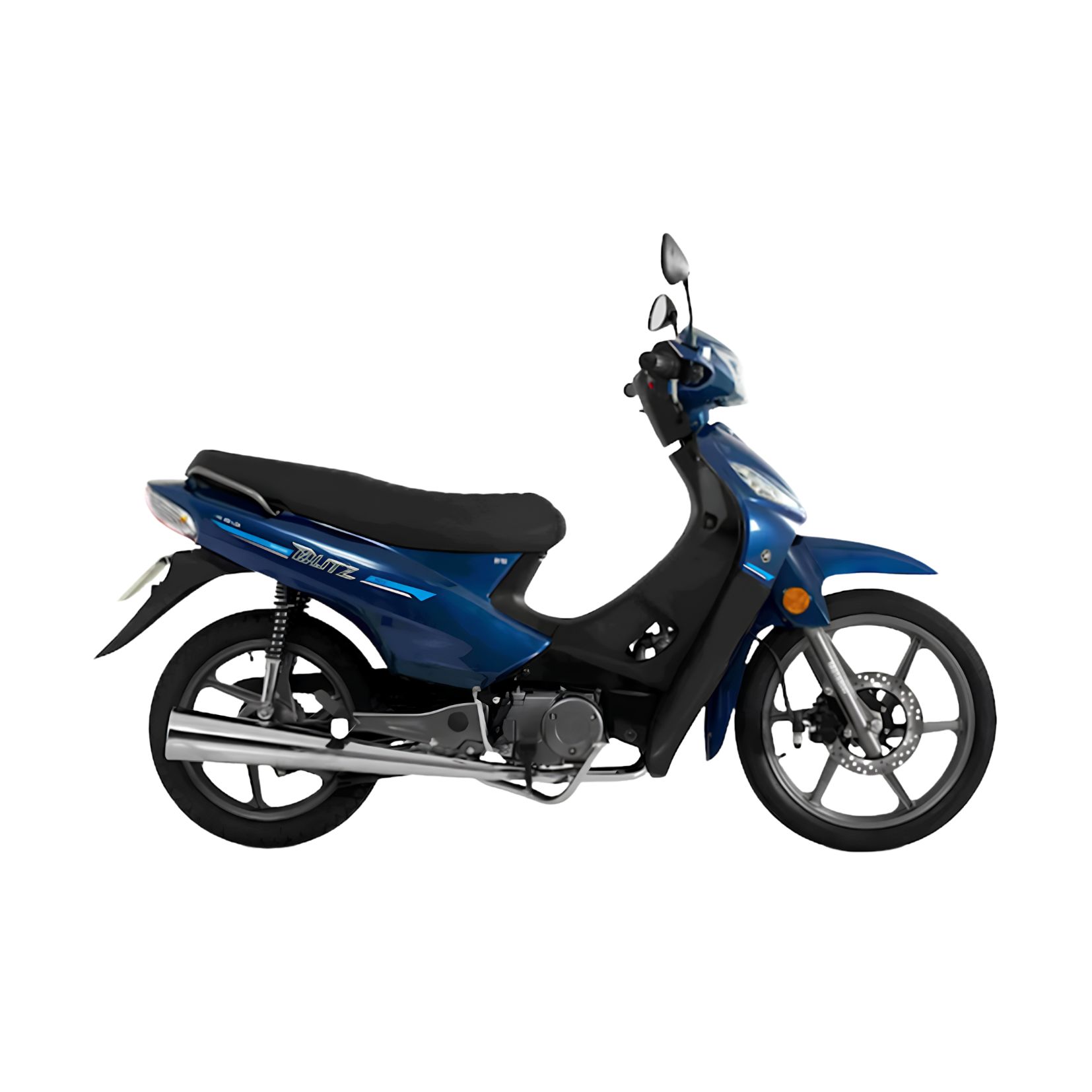 MOTOCICLETA B110 FULL C/ALE AZUL MOTOMEL