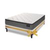 COLCHON RESORTE 140 FINESSE Y SOMMIER COMF SENSATIONS KING KOIL