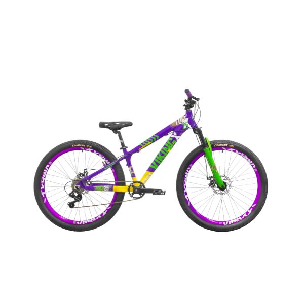 BICICLETA R26 JUMP 7V VIKINGX TUFF-25 2026 VIO/VER/AMA 18858
