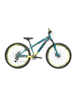 BICICLETA R26 JUMP 7V VIKINGX TUFF-25 2026 VER/NEG/AMA 18858