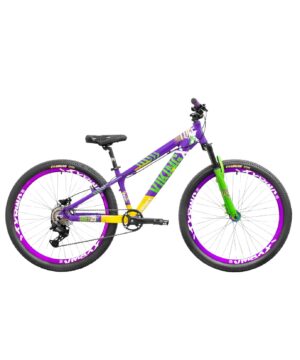 BICICLETA R26 JUMP 8V VIKINGX TUFF-25 2026 VIO/VER/AMA ART 18859