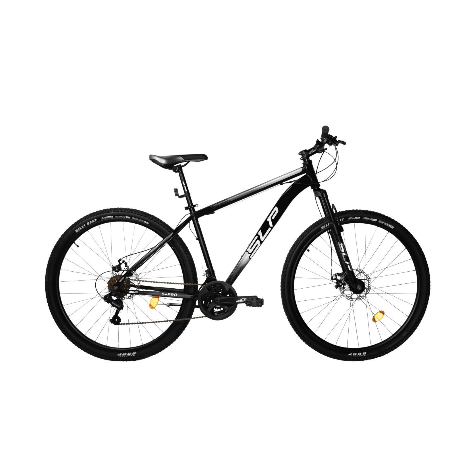BICICLETA MTB R29 SLP 5 PRO 2025 ACERO DISCO TALLE 20 NEG/GRI/BCO ART 17191