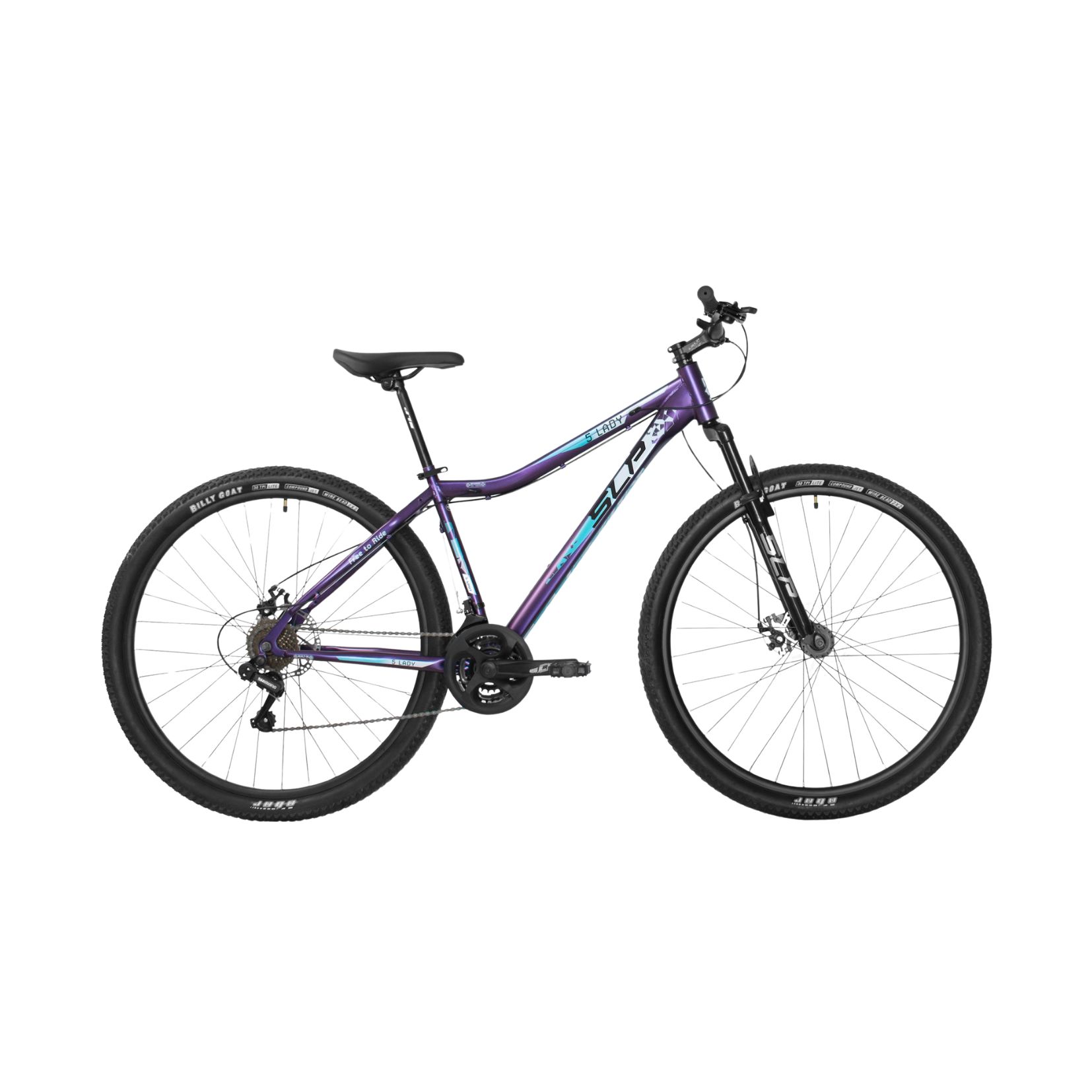 BICICLETA MTB R29 SLP 5 PRO LADY 2025 ACERO TALLE 18 VIO/GRI/CEL ART 17241